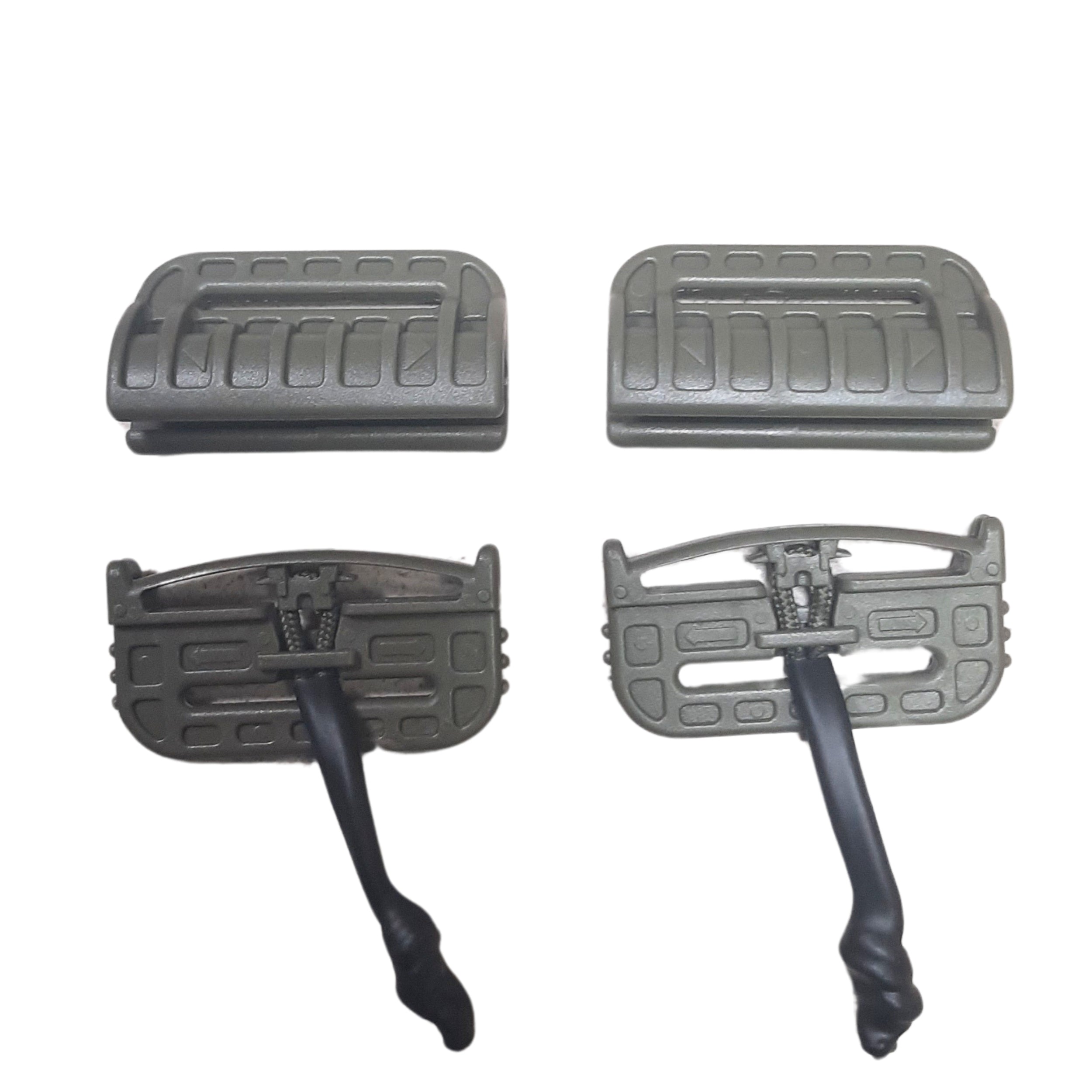 Quick release buckles for vest shoulder straps