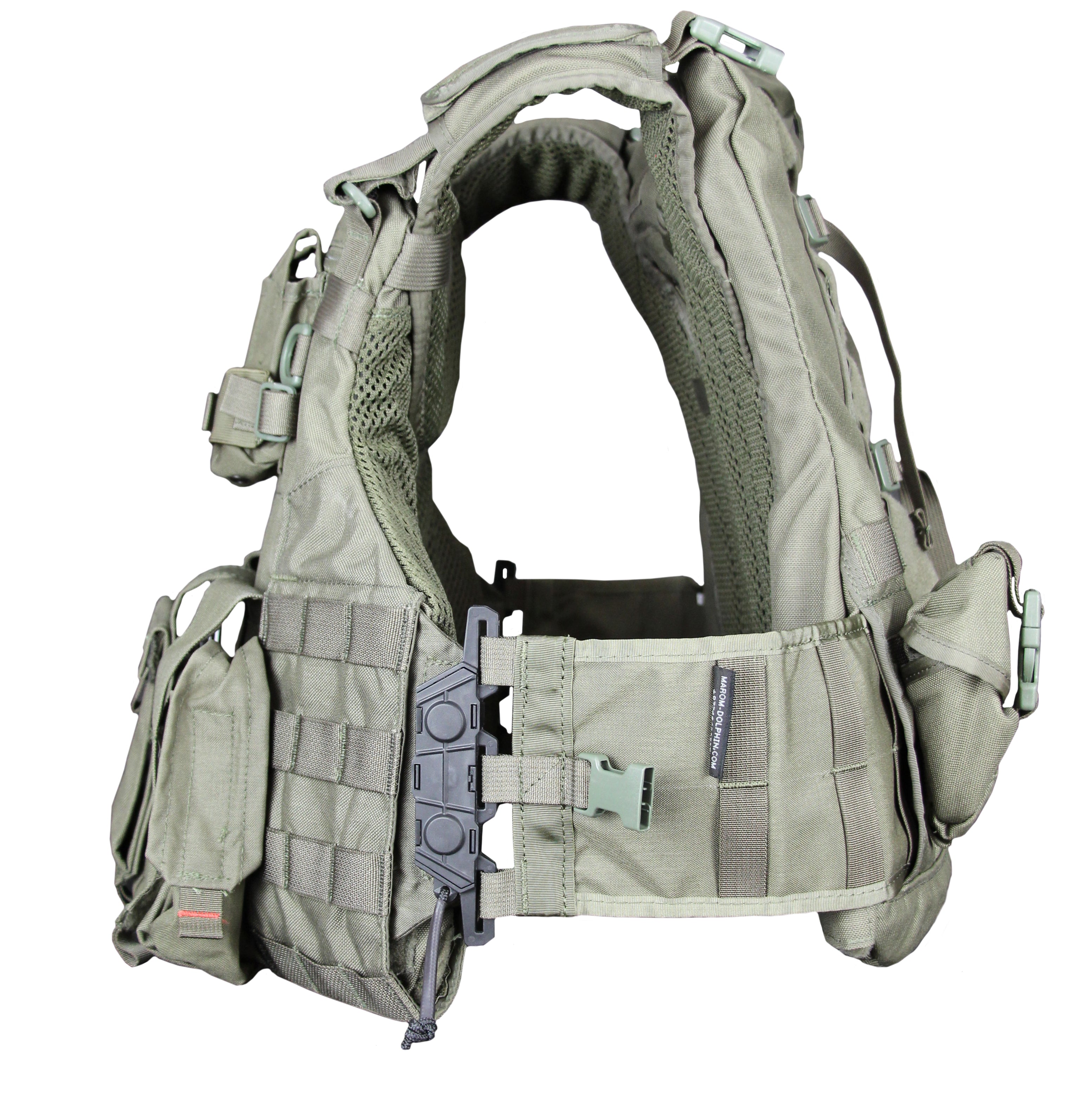 Side quick release buckles for Amran vest